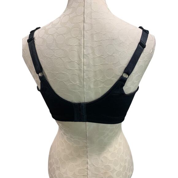 40DD Avenue Body Womens Black Wire Free Bra Lace Unlined - Picture 6 of 11